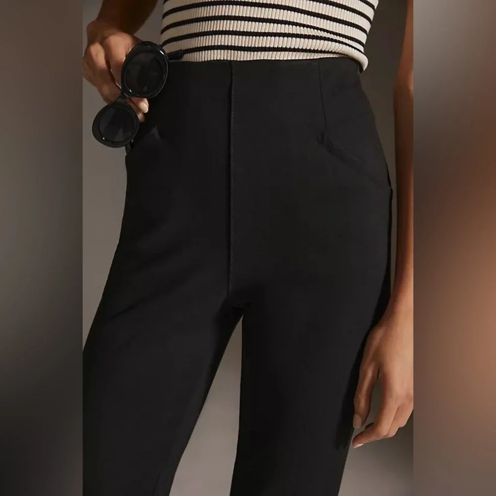 Anthropologie Maeve Ponte Straight Leg Pant